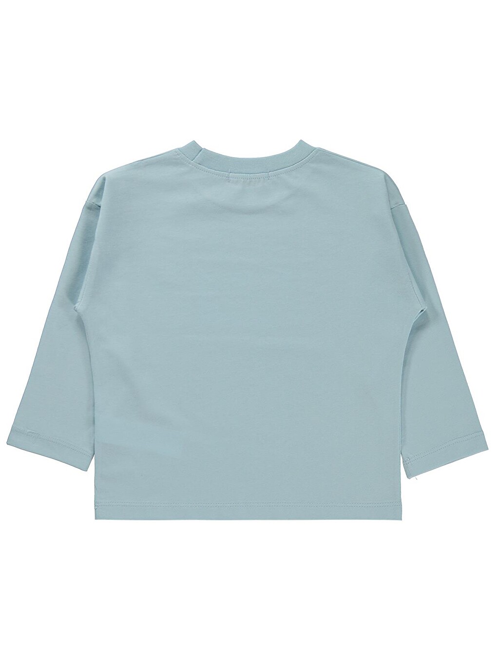 Boys Love To Draw Baskılı 2-5 Yaş Sweatshirt - Mavi-1