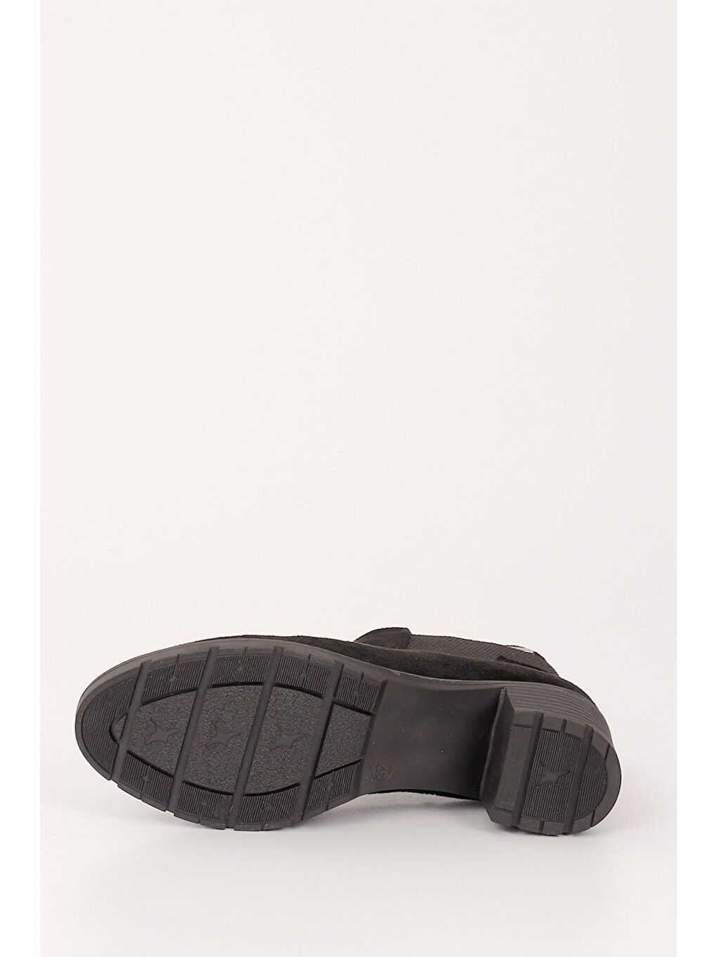 Siyah SİYAH  Topuklu Yuvarlak Burun Kadın Günlük Chelsea Bot 35300-6