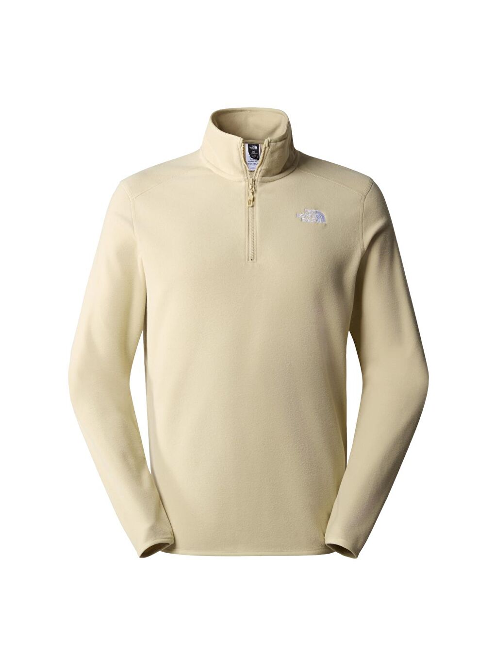 The North Face Bej 100 Glacier 1/4 Zip Erkek Bej Sweatshirt