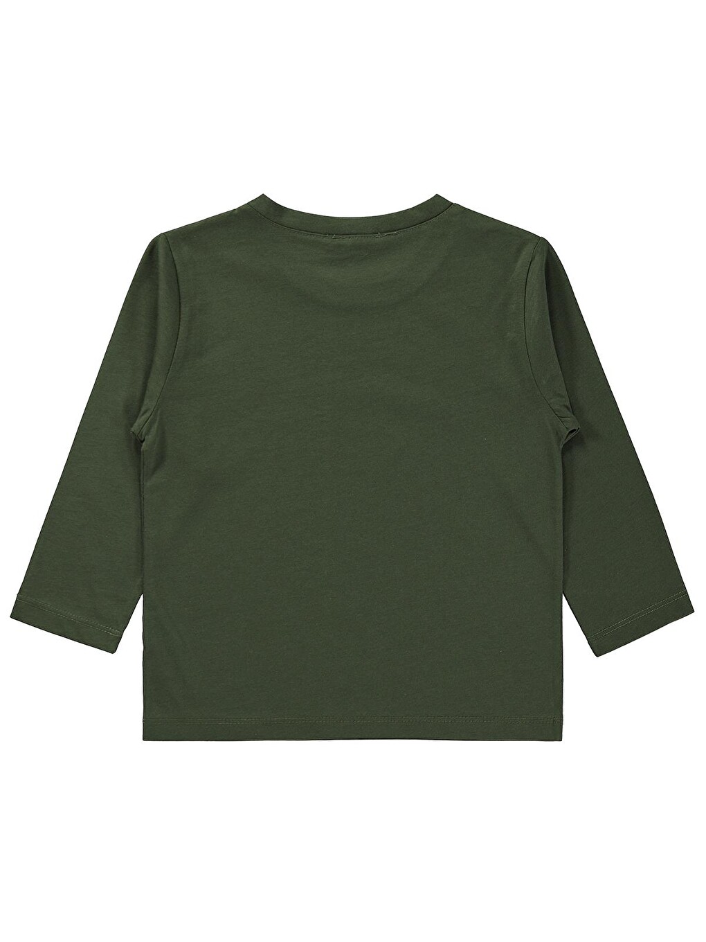 Boys Basic Uzun Kol 2-5 Yaş Sweatshirt - Haki-1