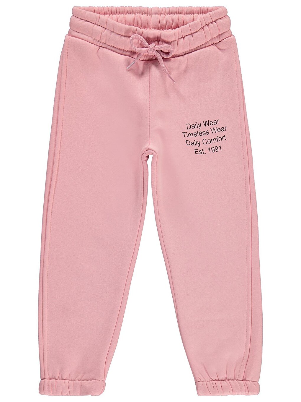 Pembe Girls Daily Wear Baskılı 2-5 Yaş Eşofman Altı - Pudra