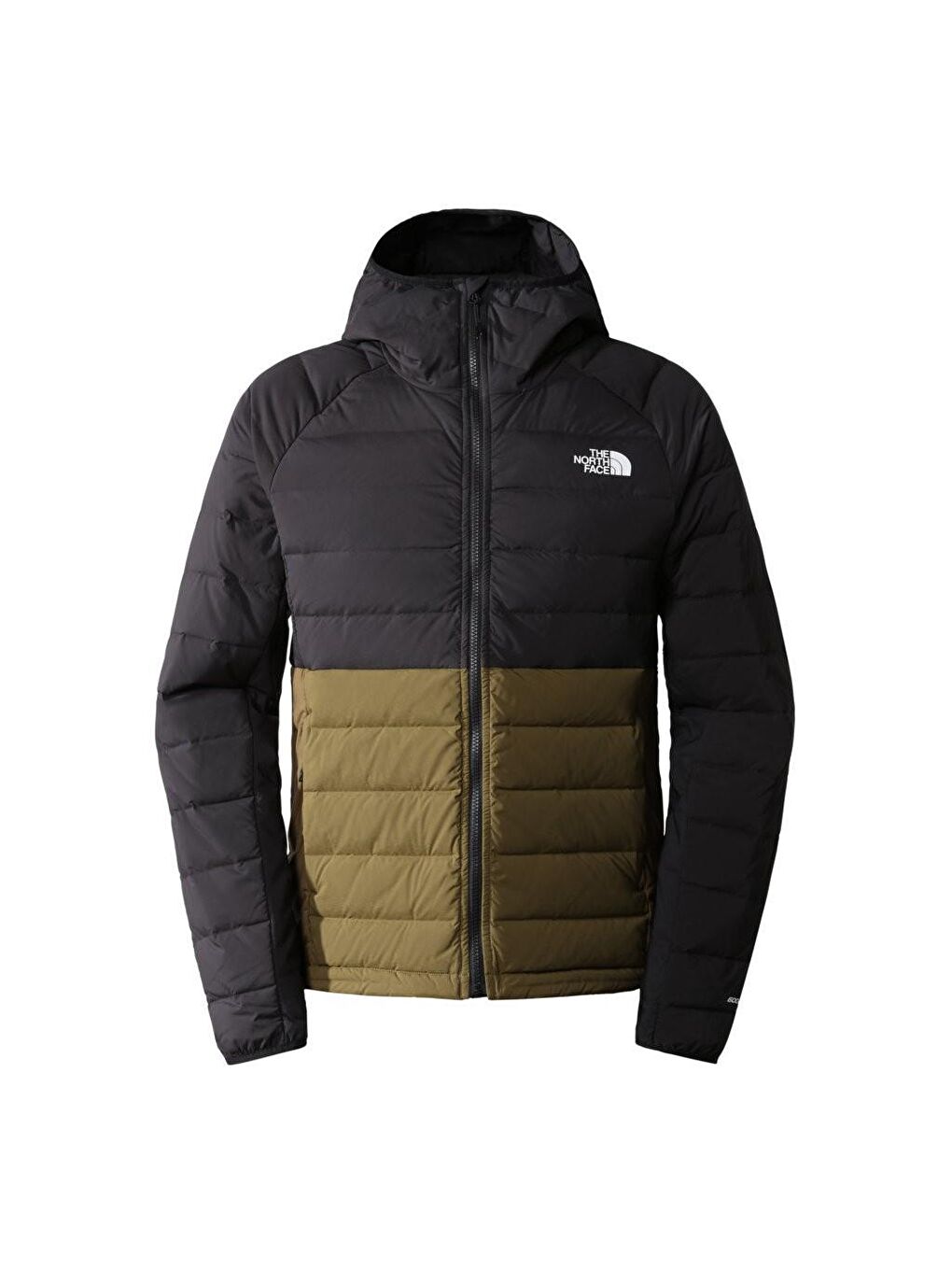 Siyah Belleview Stretch Down Hoodie Erkek Kapüşonlu Mont