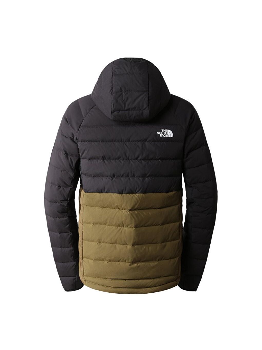 Siyah Belleview Stretch Down Hoodie Erkek Kapüşonlu Mont-1