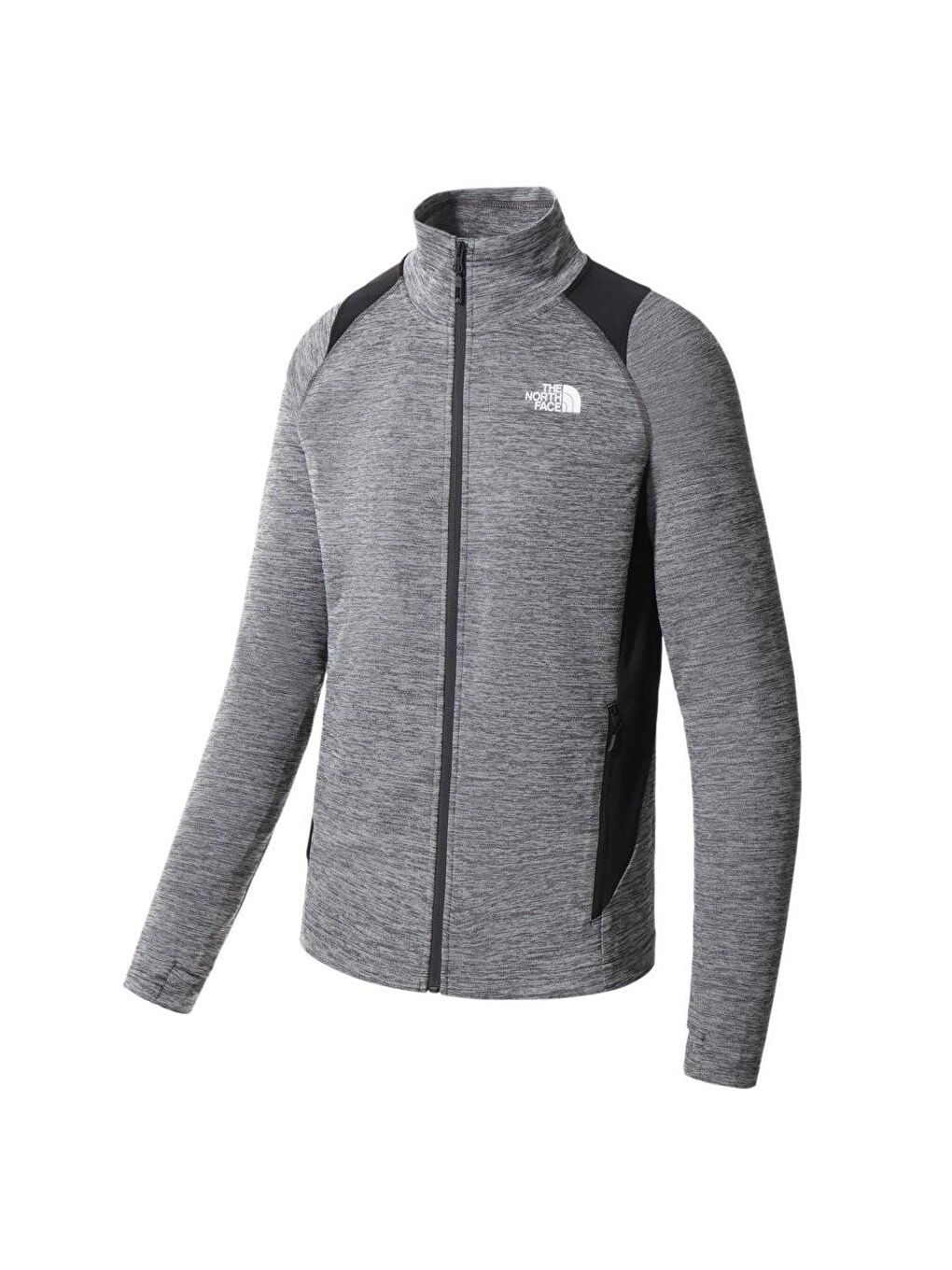 The North Face Gri Ao Midlayer Fz Erkek Gri  Fermuarlı Sweatshirt