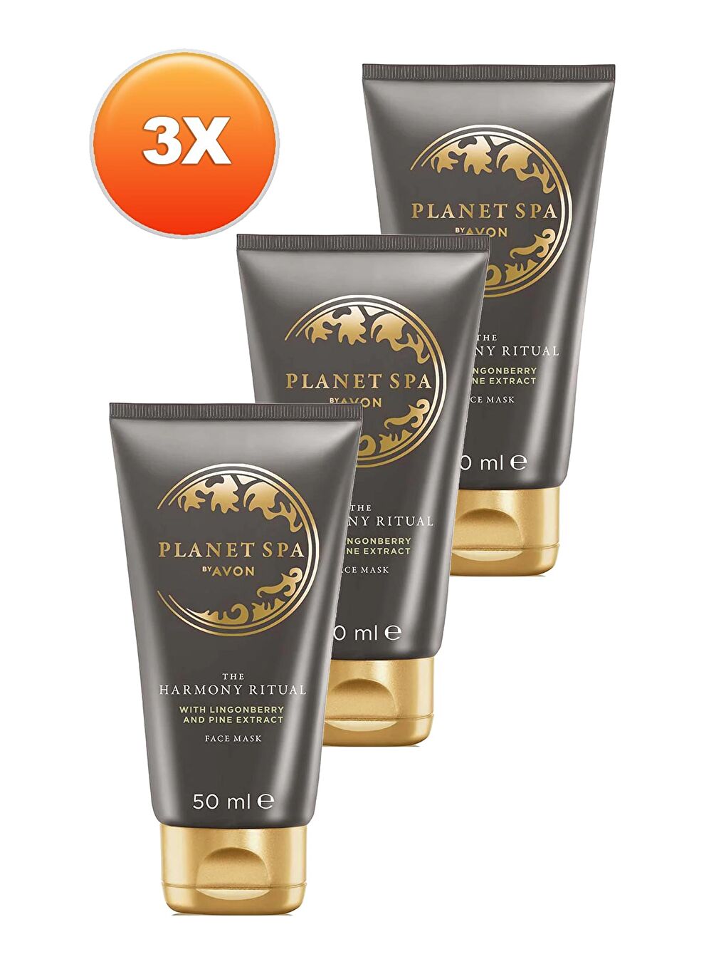 AVON Renksiz Planet Spa Harmony Ritüel Yüz Maskesi 50 Ml. Üçlü Set - 1