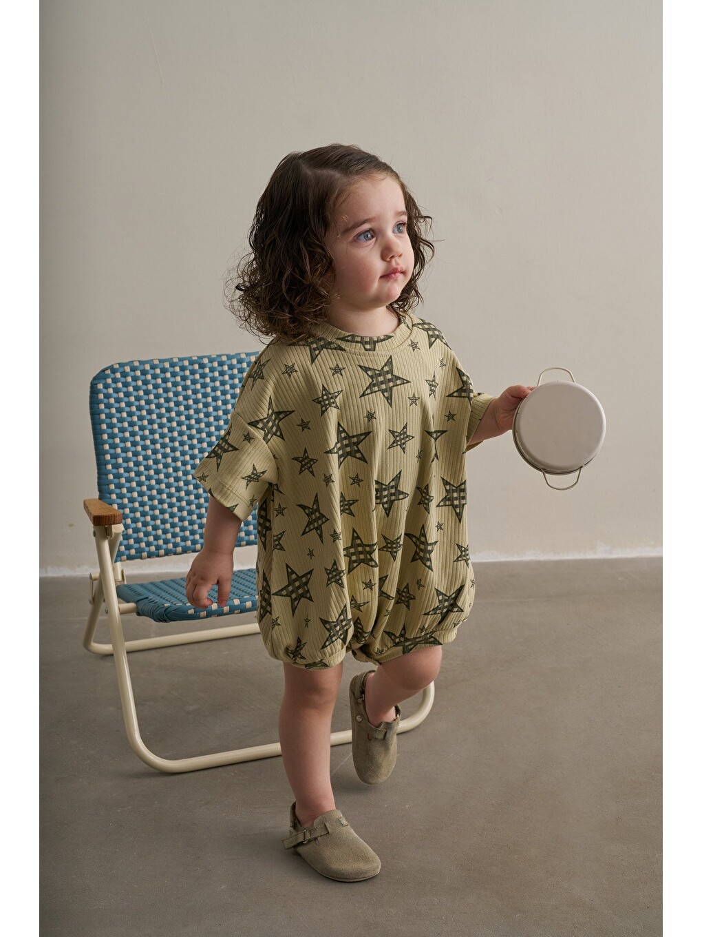 Haki Comfy Cubs Serisi Oversize Tulum-1