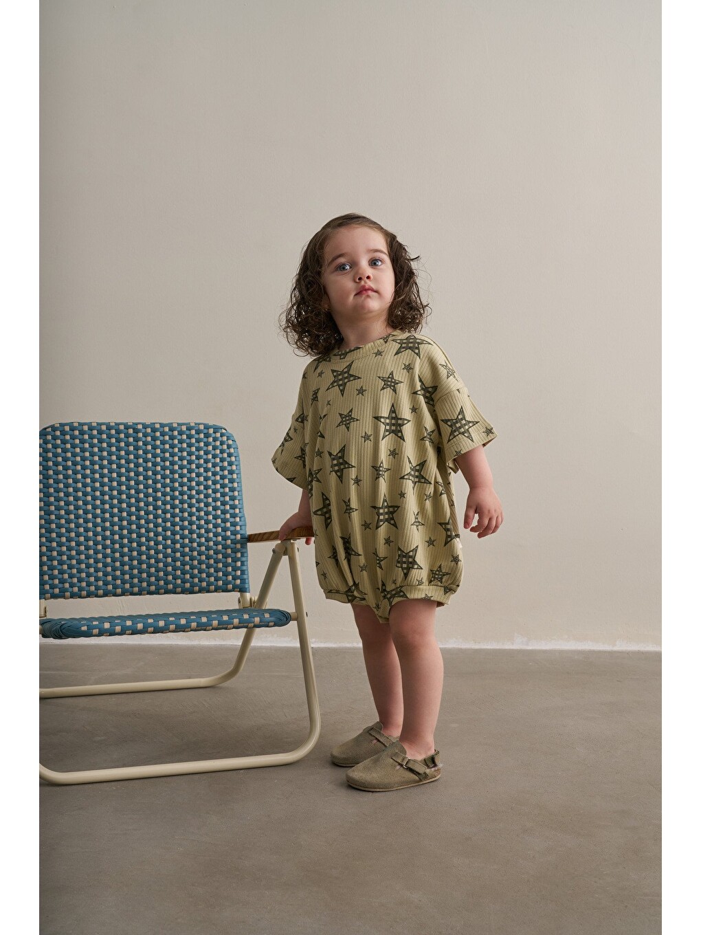 Haki Comfy Cubs Serisi Oversize Tulum-3