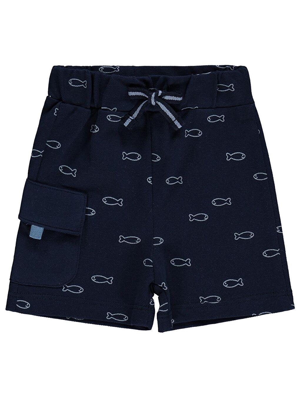 Baby Erkek Bebek Balık Empirme 6-18 Ay Şort - Lacivert