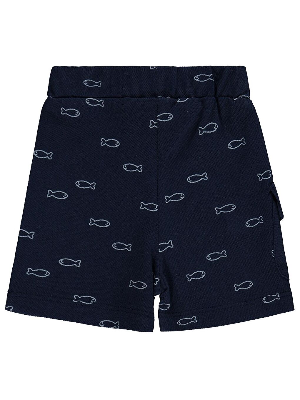 Baby Erkek Bebek Balık Empirme 6-18 Ay Şort - Lacivert-1