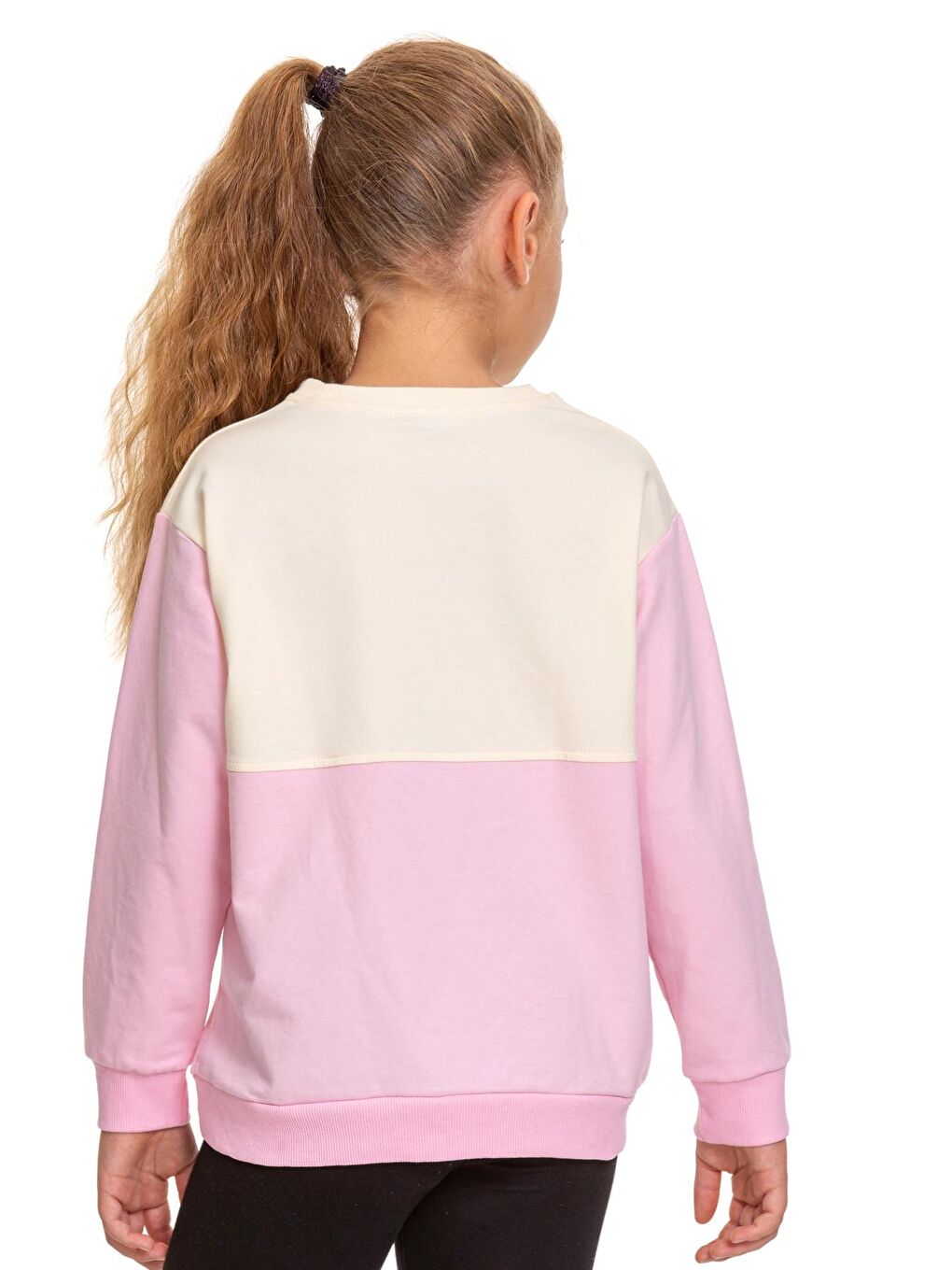 Pembe Be Your Self Baskılı Sweat 54751-3