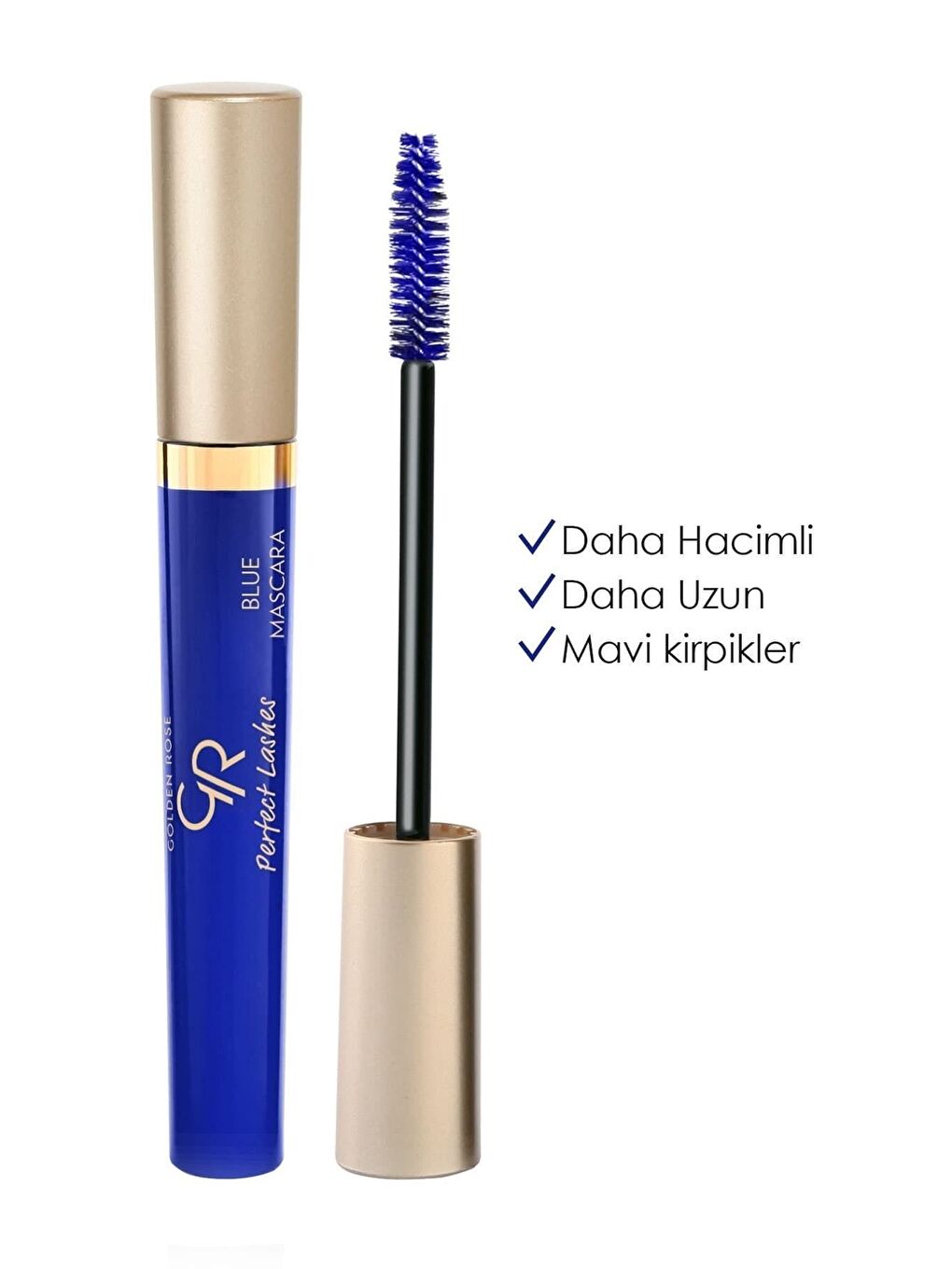 GOLDEN ROSE Perfect Lashes Blue Mascara - Mavi Maskara - 3
