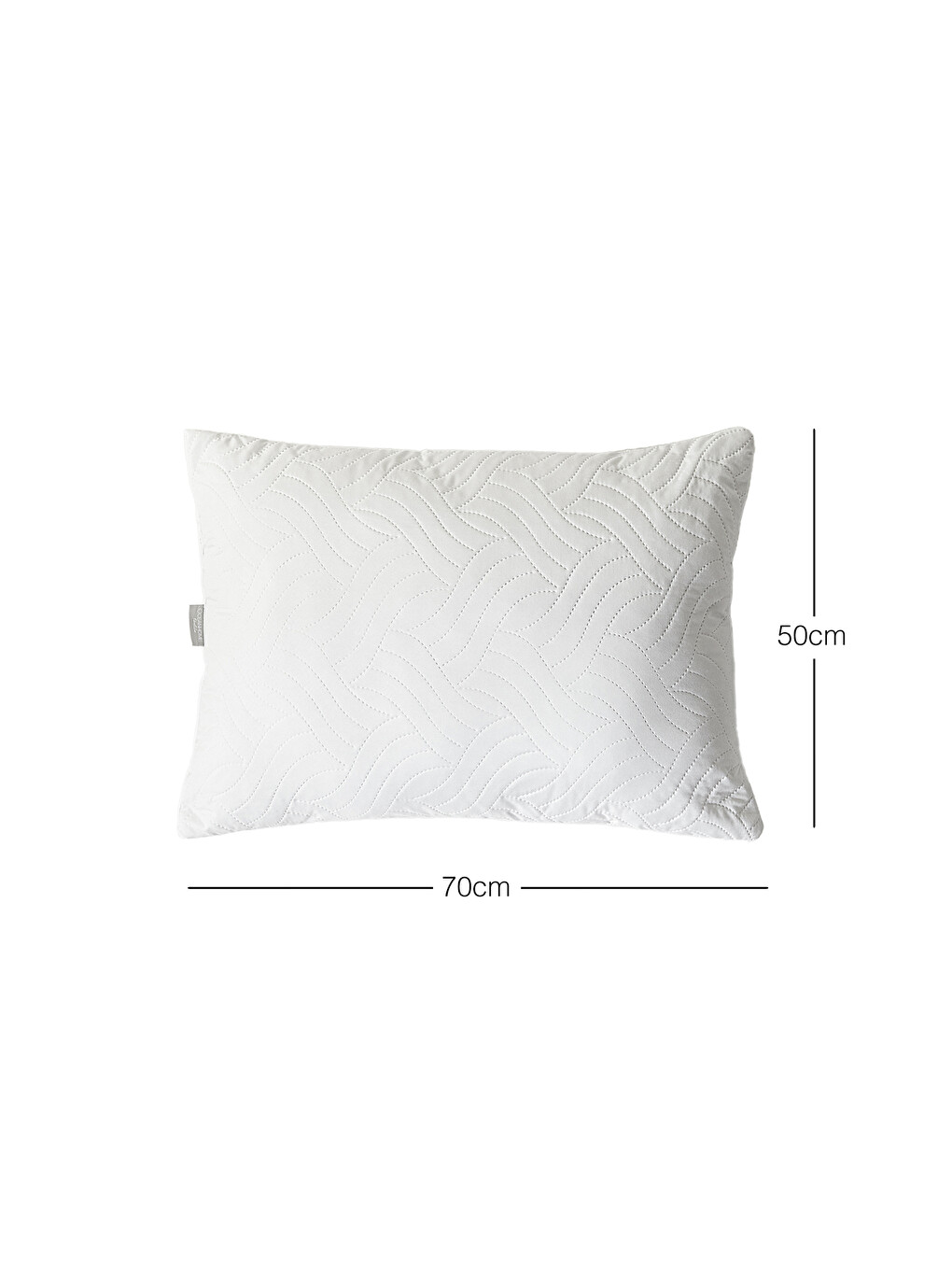 Beyaz 900 Gr Kapitoneli Silikon Yastık 50 x 70 cm-5
