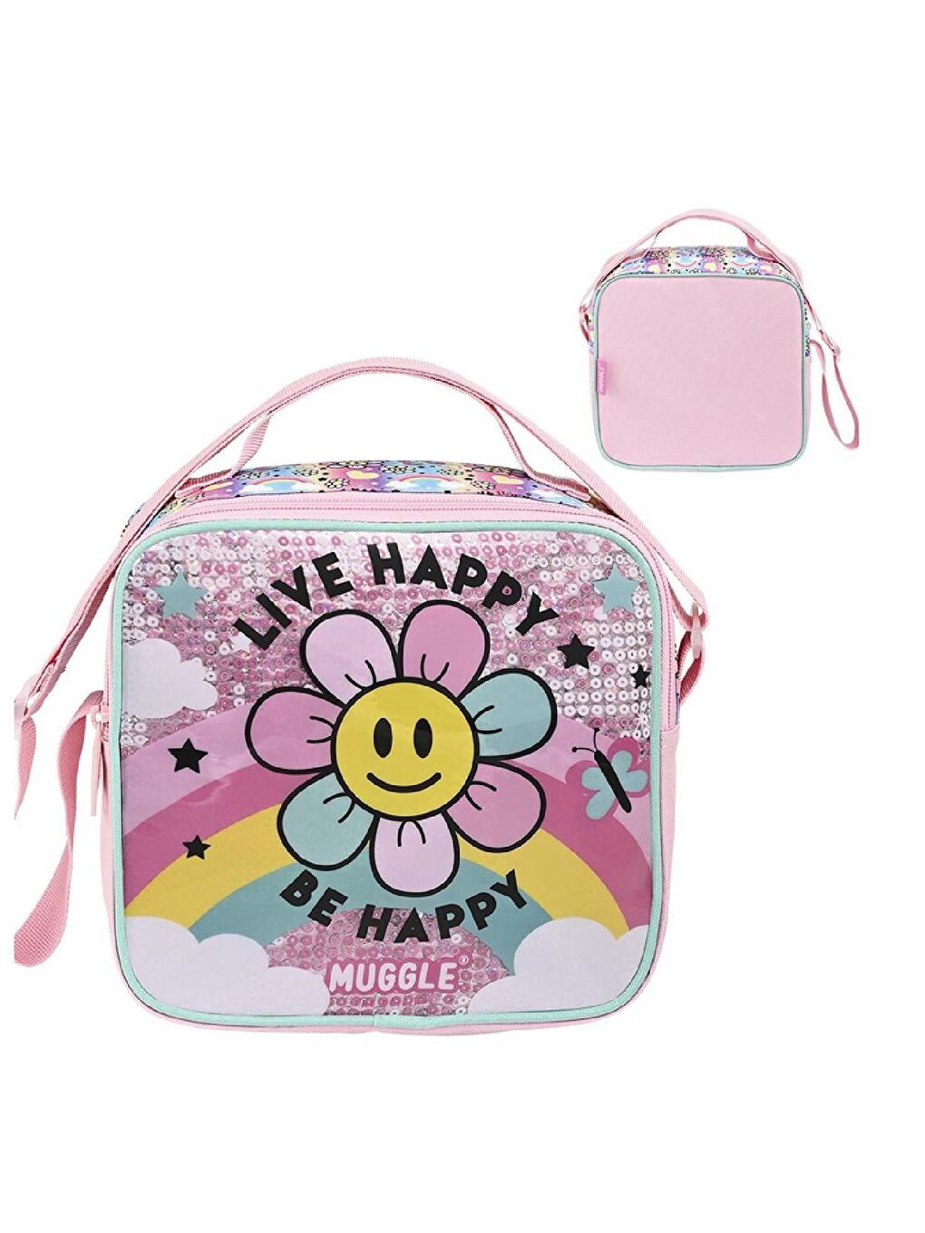 2 Bölmeli Live Happy Çekçekli Okul Çantası + Termoslu Beslenme Çantası + Kalemlik-3