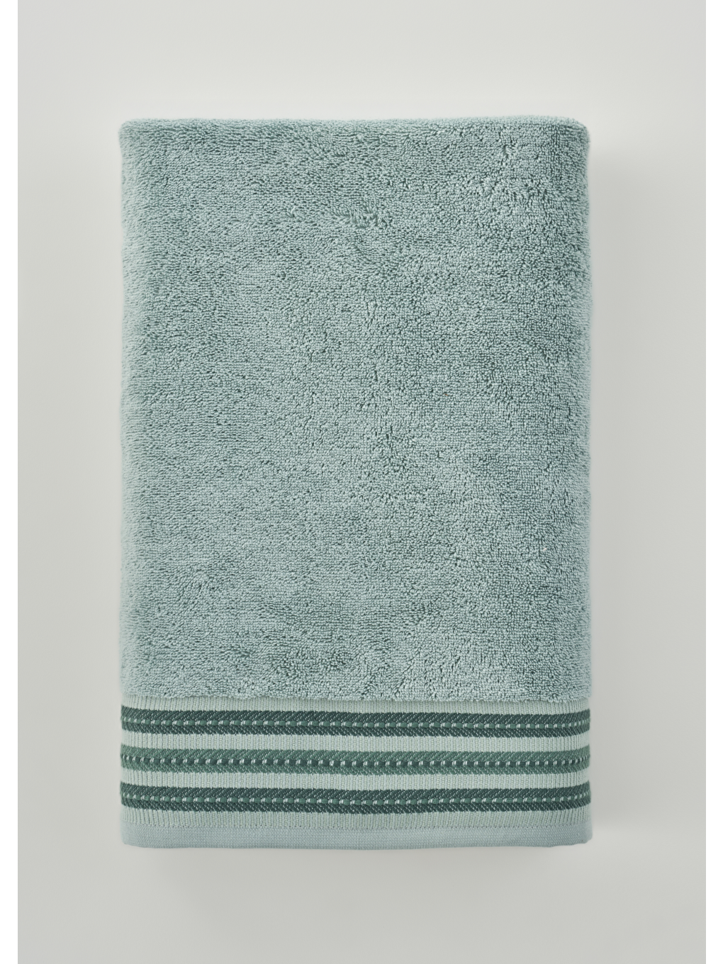 Yeşil Premium Ege Pamuğu Banyo Havlusu Mint (90x150 Cm)-4