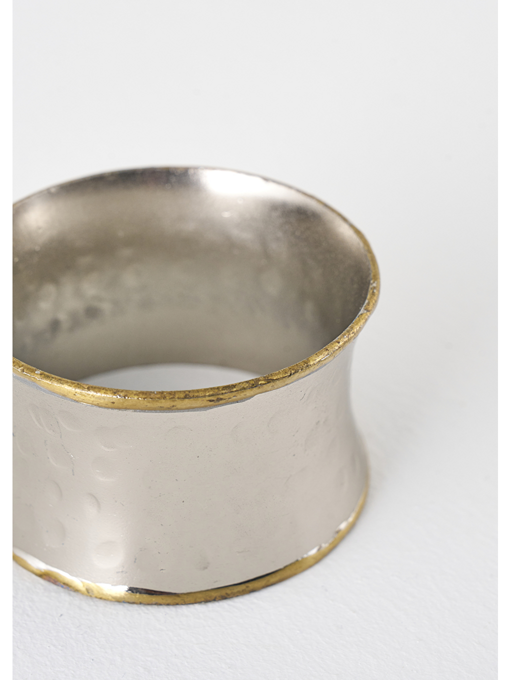 Gri Lara 2'li Peçete Halkası Siver (4,5x3,5 Cm)-1