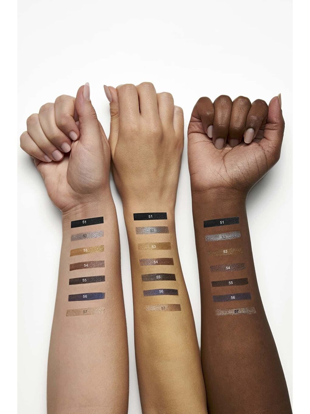 Glitter Eyeshadow Crayon Waterproof No: 51 Shiny Black - Simli Kalem Göz Farı-3