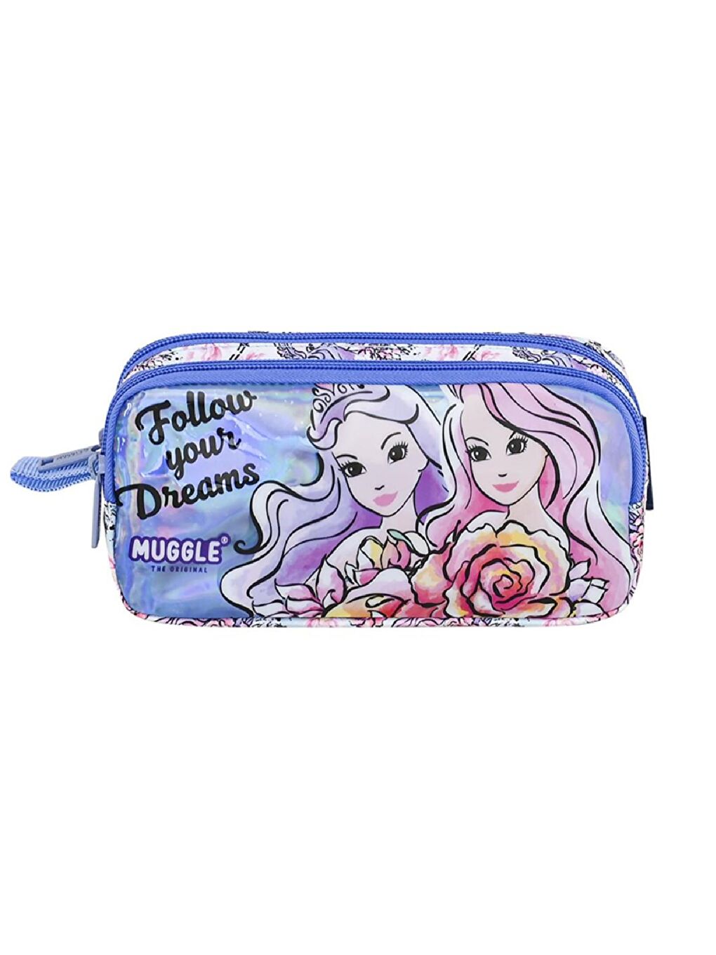 2 Bölmeli Princess Çekçekli Okul Çantası + Termoslu Beslenme Çantası + Kalemlik-2