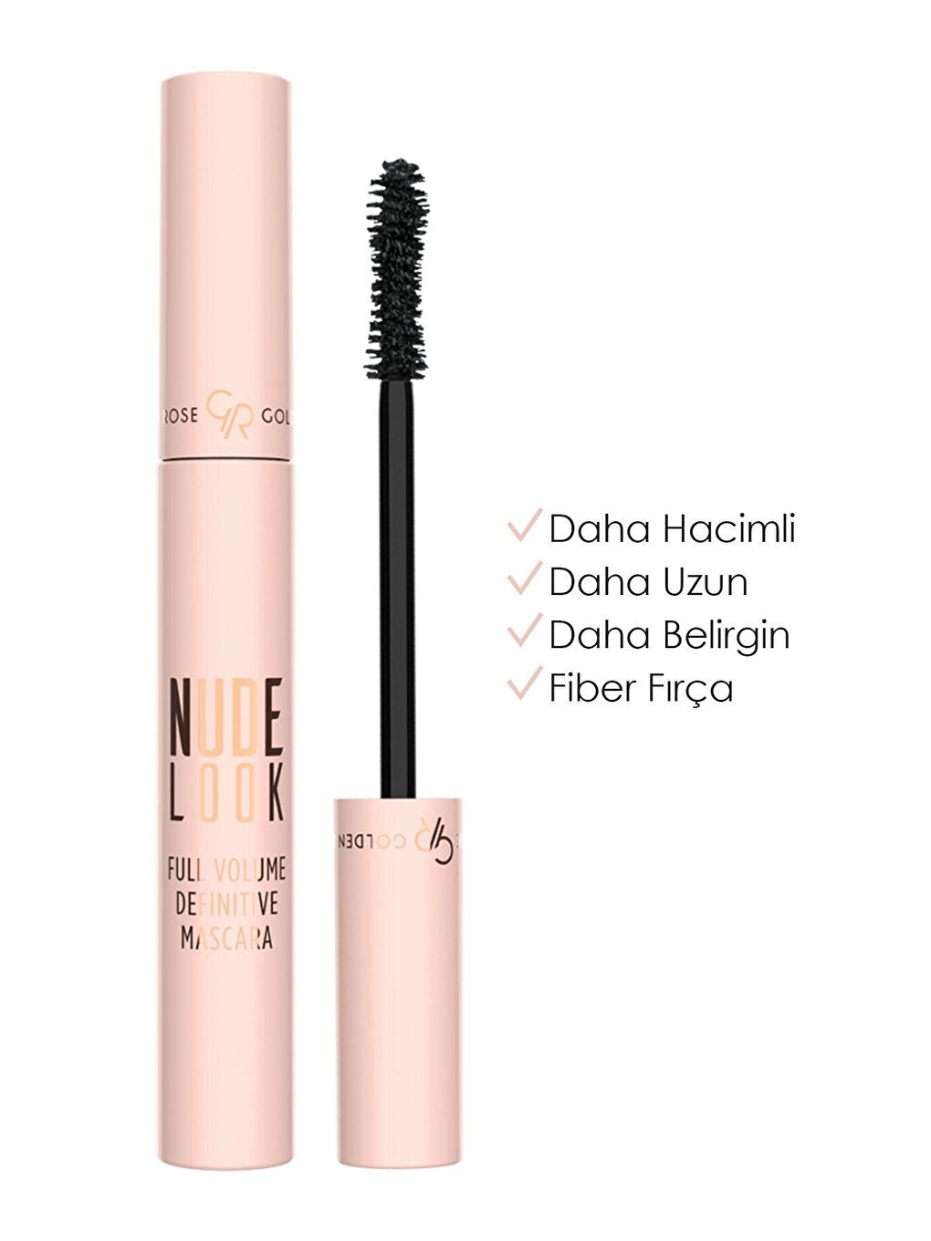 GOLDEN ROSE Nude Look Full Volume Definitive Mascara - Black - Hacim Veren Maskara