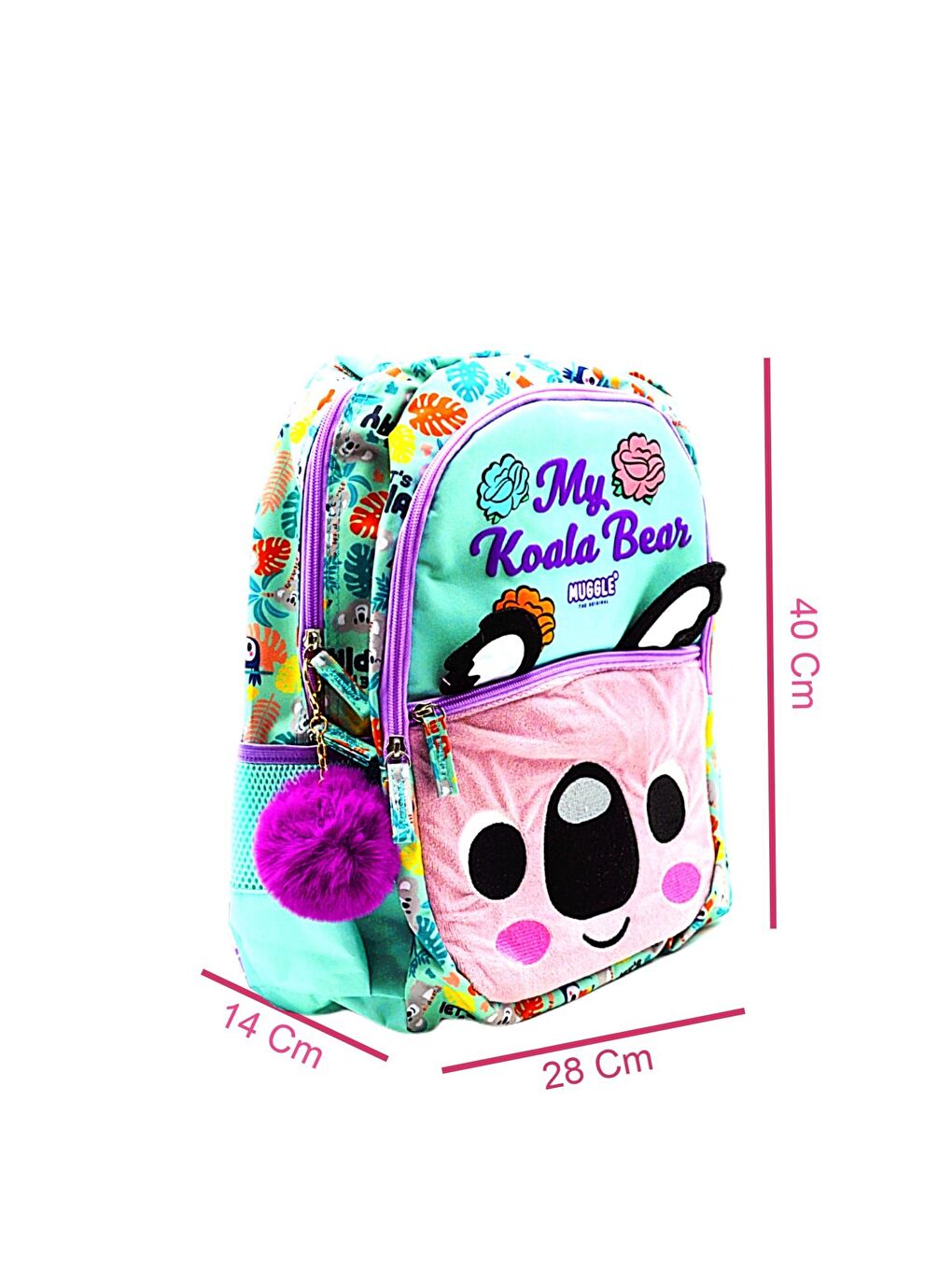 3 Bölmeli Koala Okul Çantası + Termoslu Beslenme Çantası-4