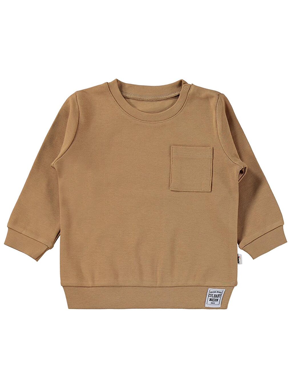 Kahverengi Baby Süs Etiketli 2'Li Takım 6-18 Ay Takım - Turuncu-3