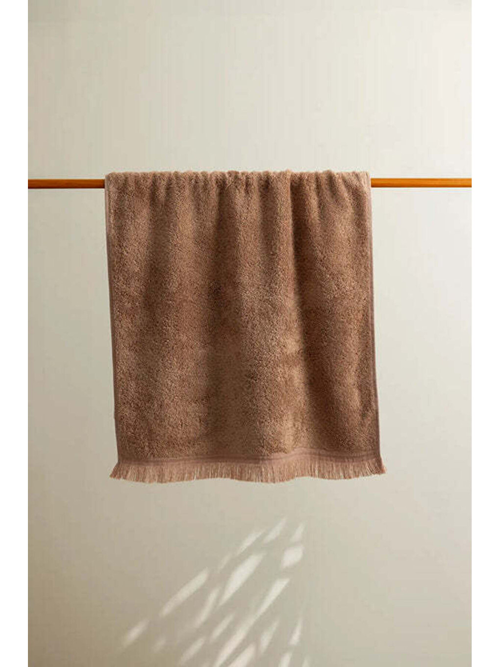 Bej Belina Bambu Havlu 50x90 cm Caramel