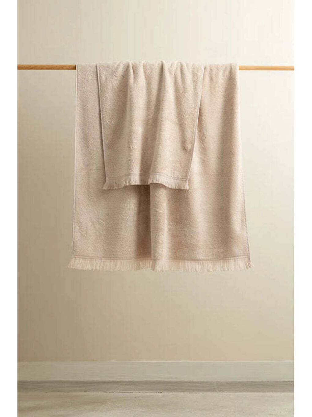 Pembe Belina Bambu Havlu 70x140 cm Whisper Pink-1