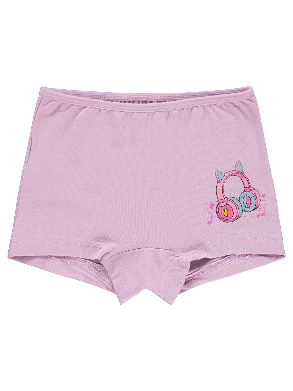 Beyaz Girls Music 2-10 Yaş Kız Çocuk 2'li Boxer - Standart-2