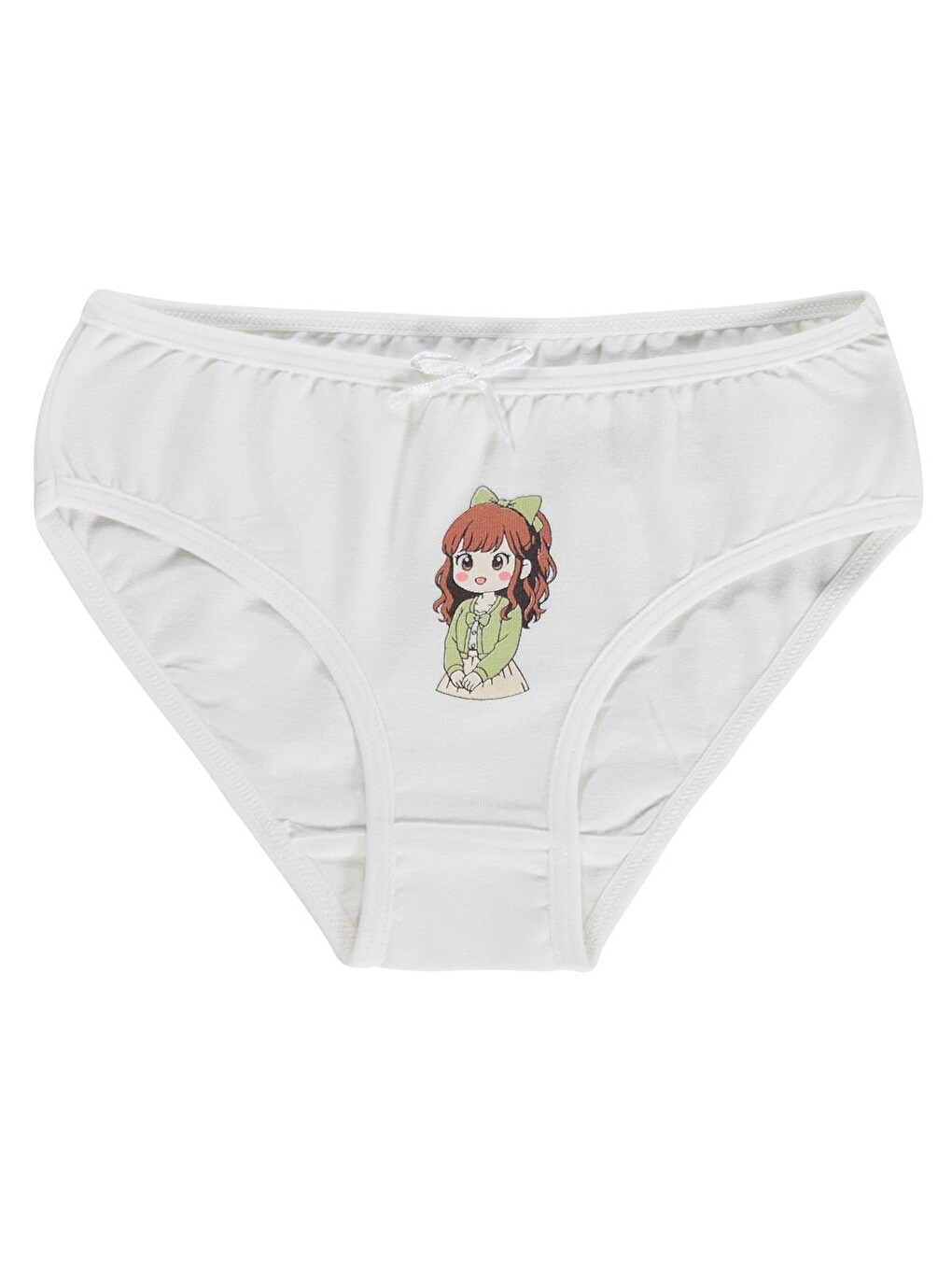 Beyaz Girls Cute 2-10 Yaş Kız Çocuk 2'li Külot - Standart-2
