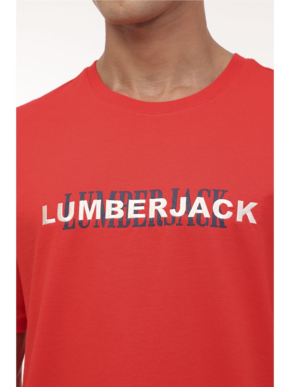 Lumberjack Kırmızı ML ALVIN 11ID1004 4PR Kırmızı Erkek Kısa Kol T-Shirt - 3