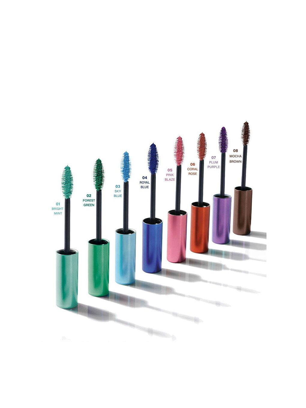 GOLDEN ROSE Suya Dayanıklı,Hacim Veren Flash Lash Renkli Maskara-02 Forest Green - 3