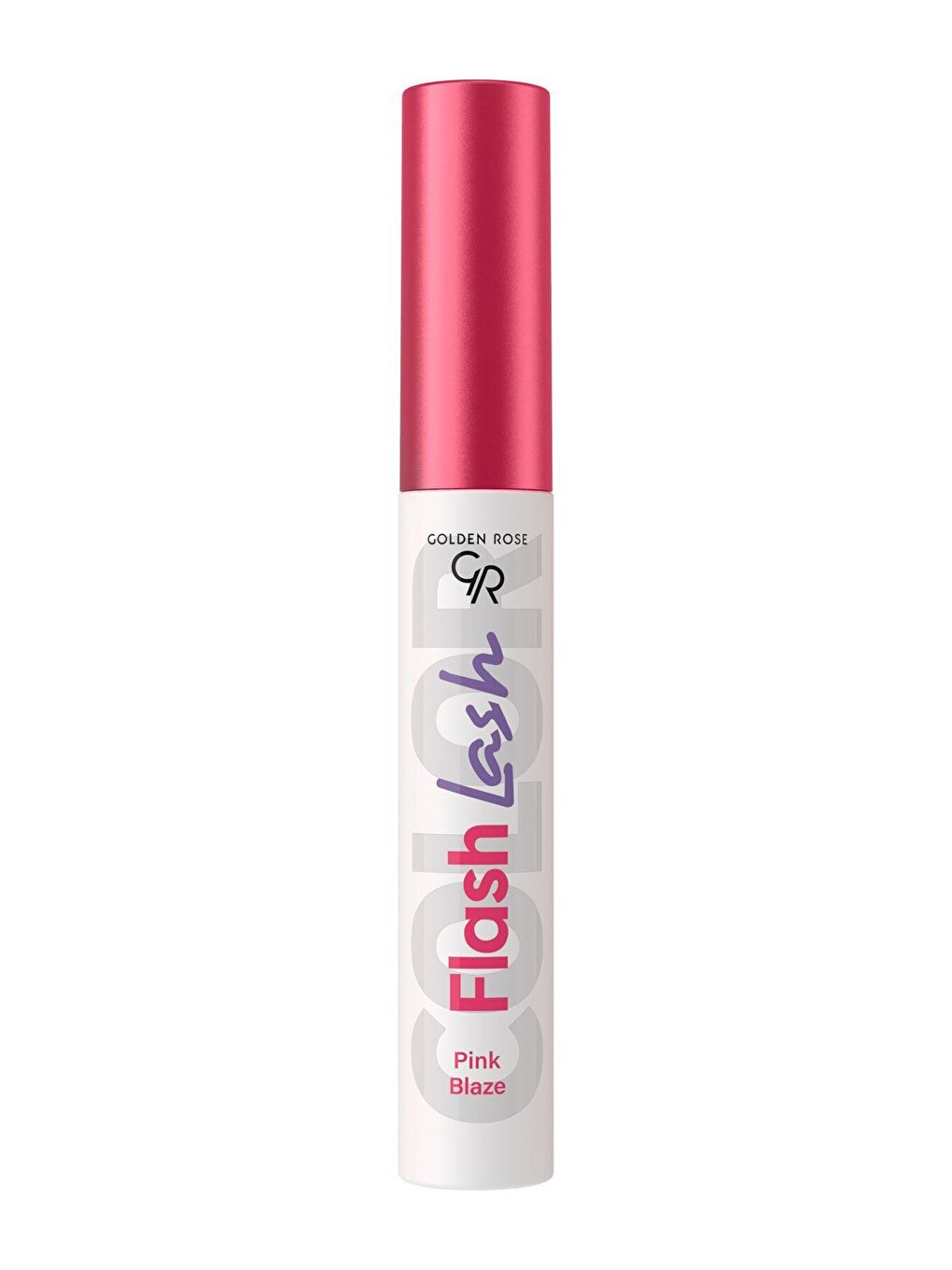 GOLDEN ROSE Suya Dayanıklı,Hacim Veren Flash Lash Renkli Maskara-No:05 Pink Blaze - 2