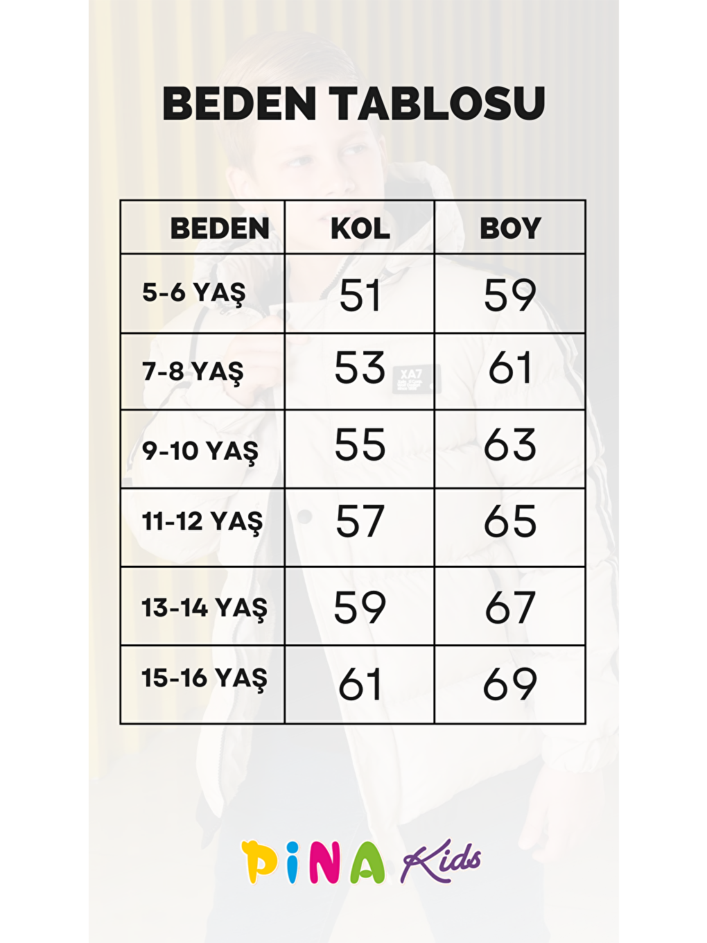 Pina Kids Bej Erkek Çocuk Çıkarılan Kapüşonlu Şişme Mont KM.YY28 - 4