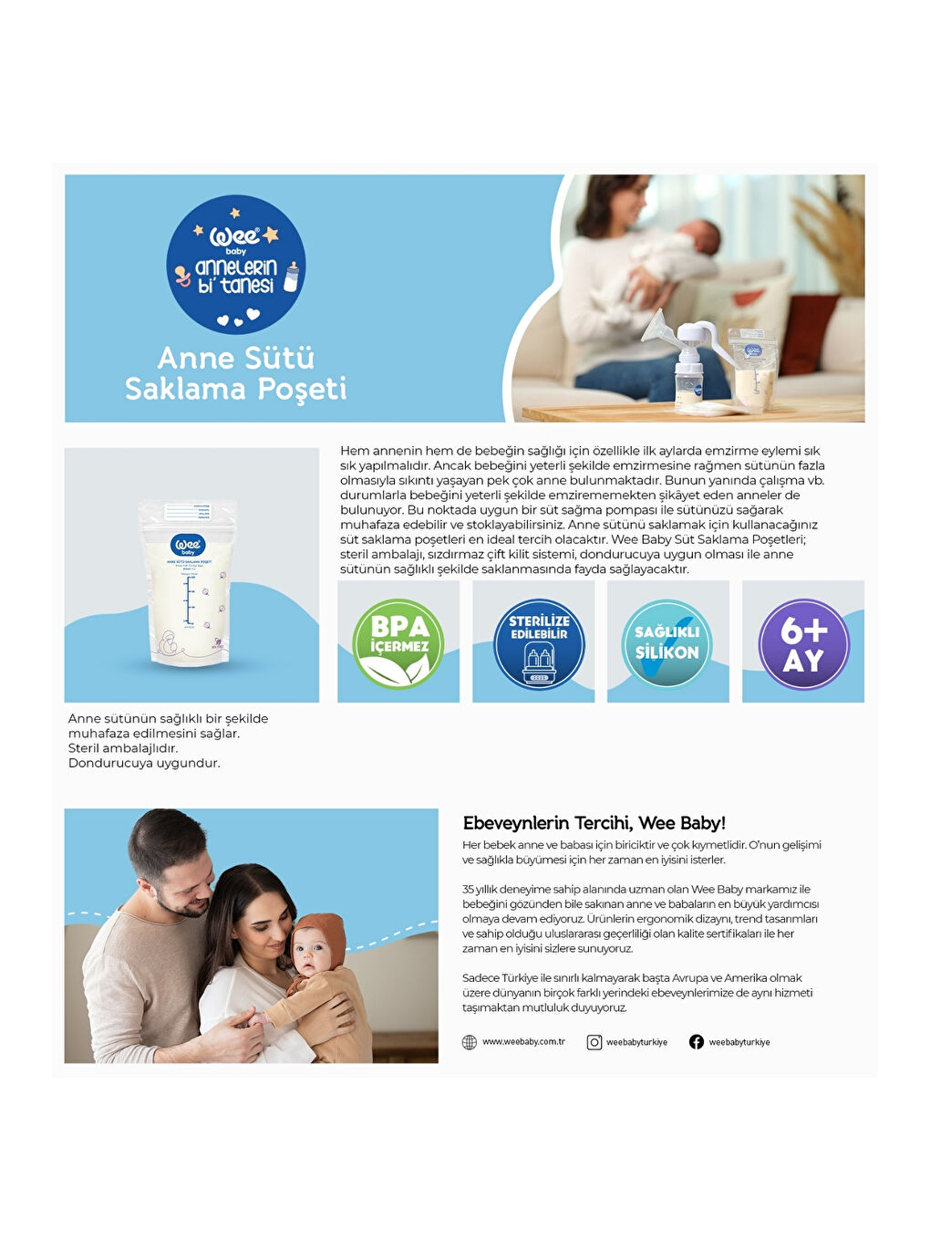 20'li Anne Sütü Saklama Poşeti-2