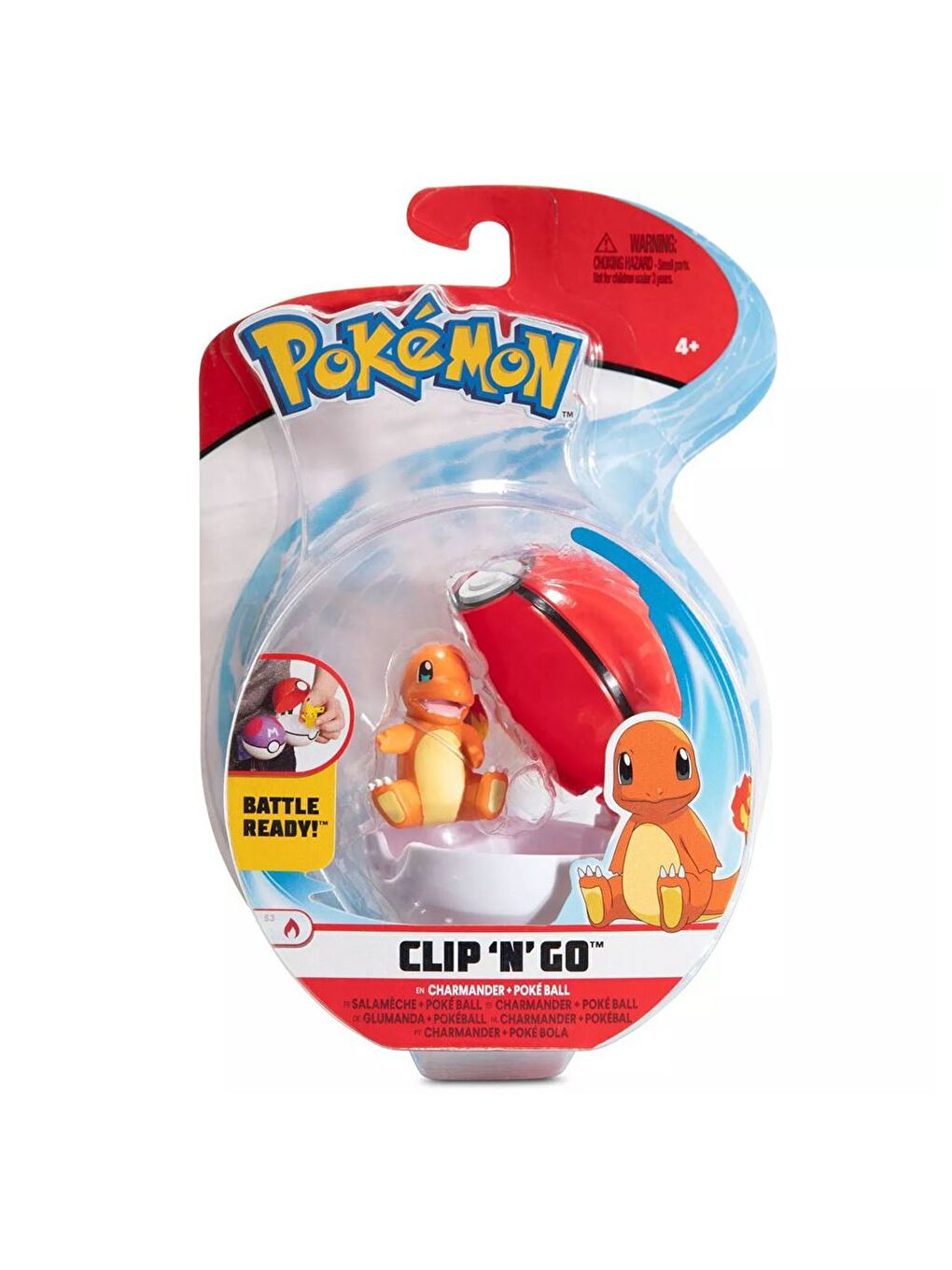 Clip 'N' Go Charmander Figür PKW0145-3