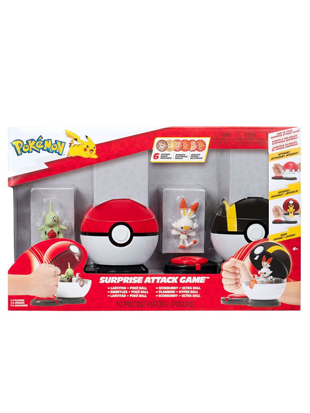 Sürpriz Atak Oyun Seti S4 - Larvitar ve Scorbunny PKW3653-3