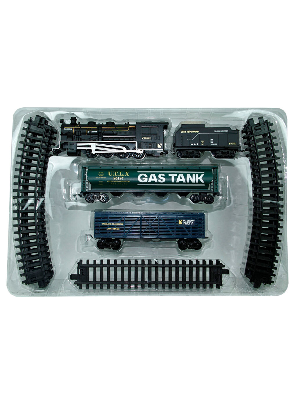 Işıklı Ve Sesli Classic Tren Set Siyah-1