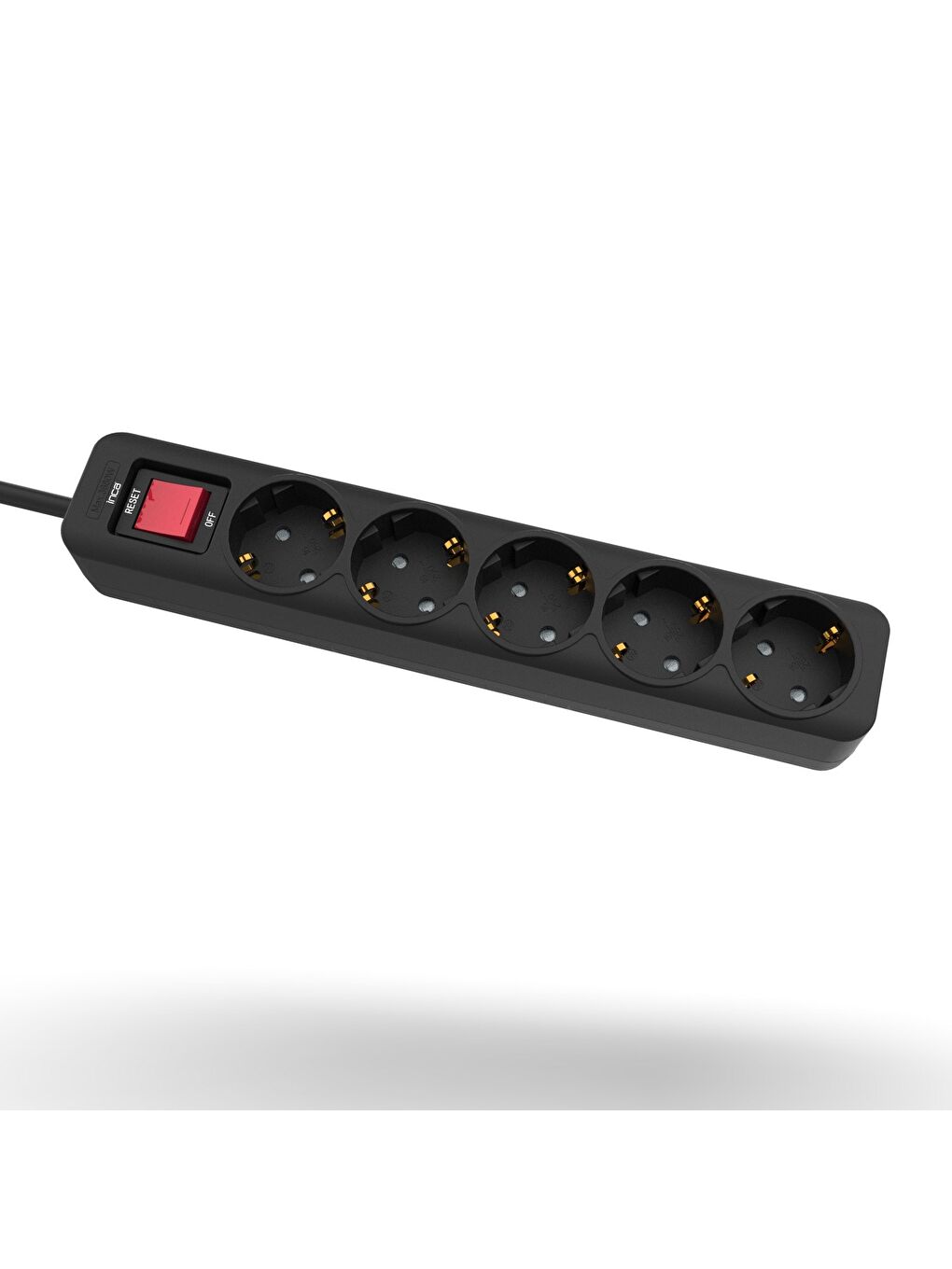 IPW-44SY3 5 Port 3 Metre Akım Korumalı 3M Siyah
