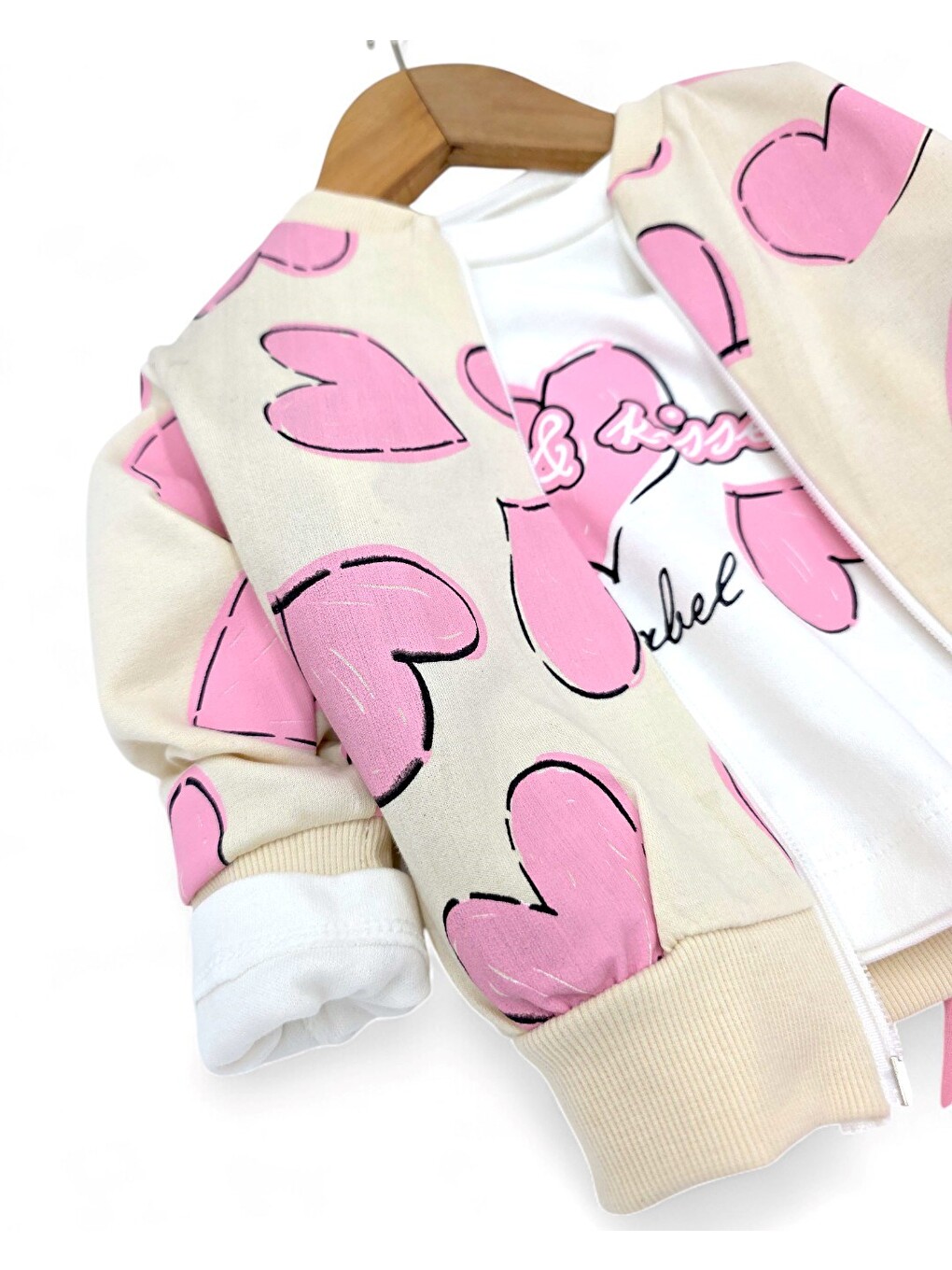 Pembe Kız Bebek Mevsimlik 3’lü Takım-1