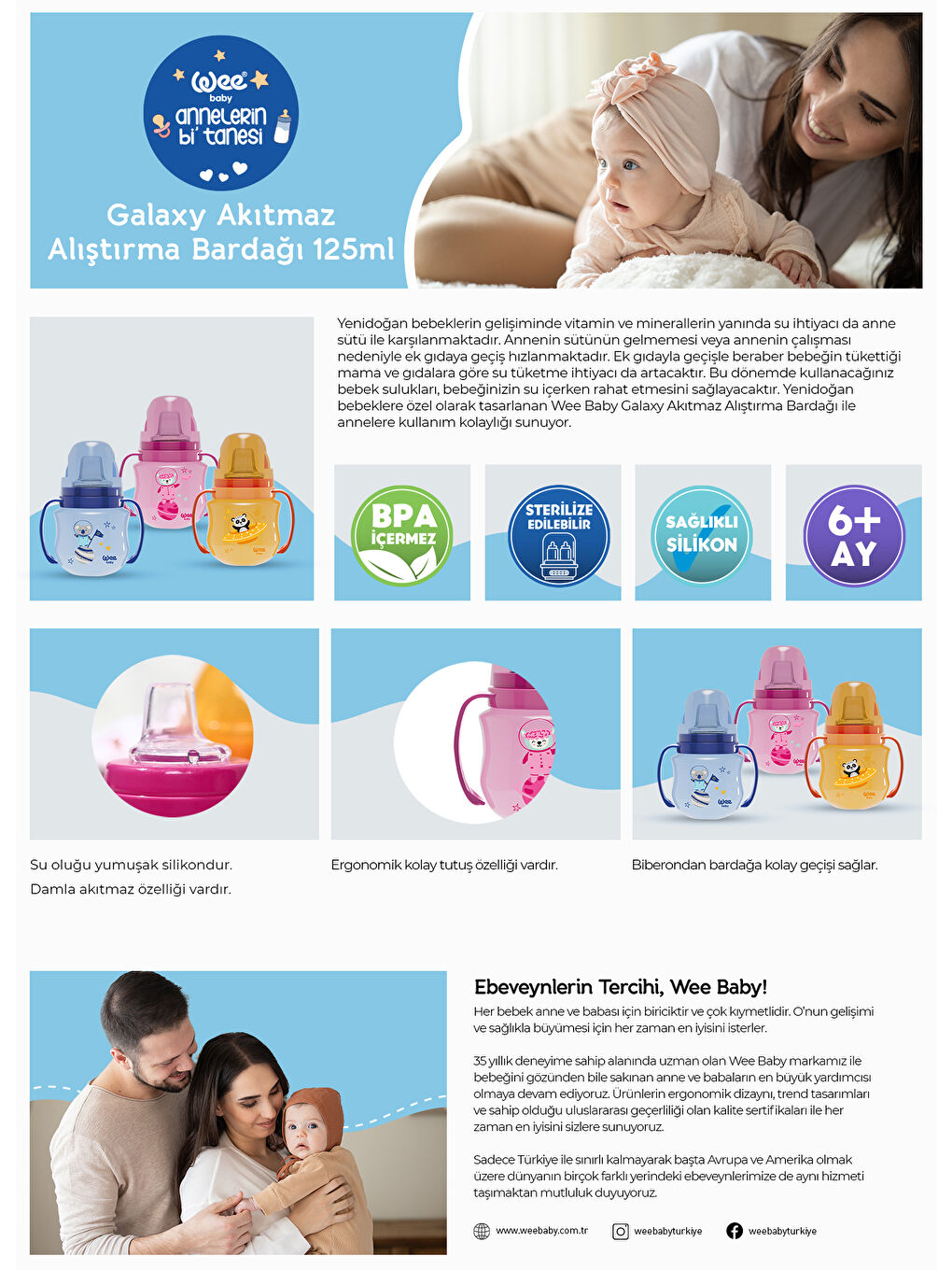 Galaxy Bardak 125 ml - PEMBE-1