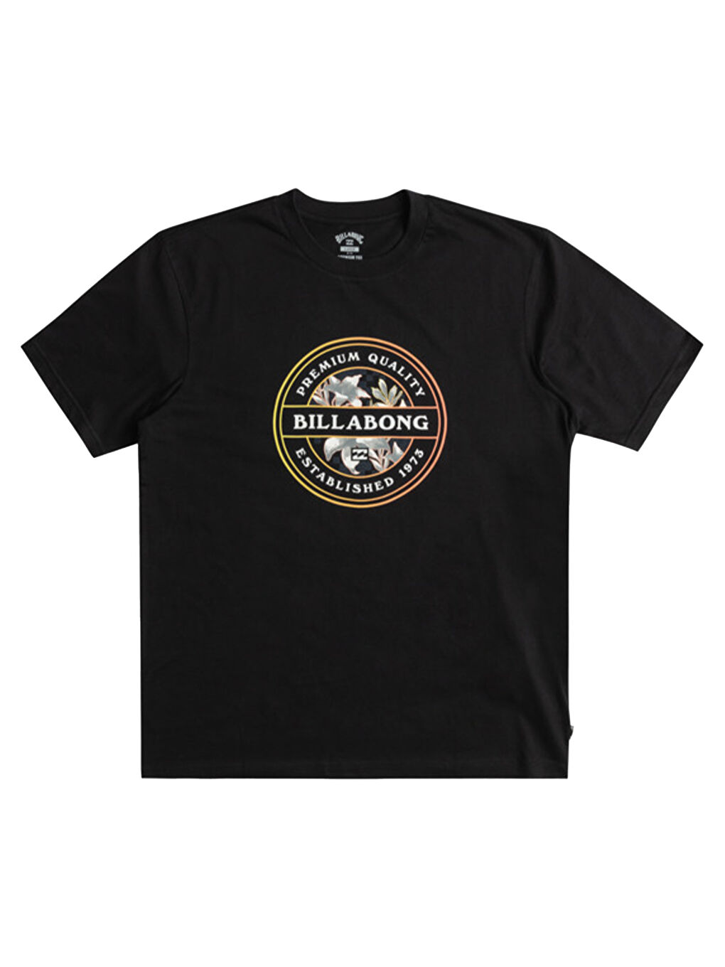 Rotor Fill Ss Erkek Siyah Tişört-1