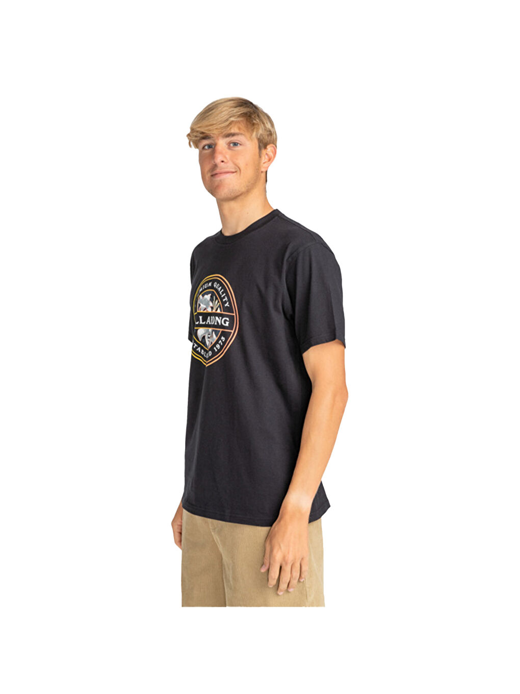 Rotor Fill Ss Erkek Siyah Tişört-2