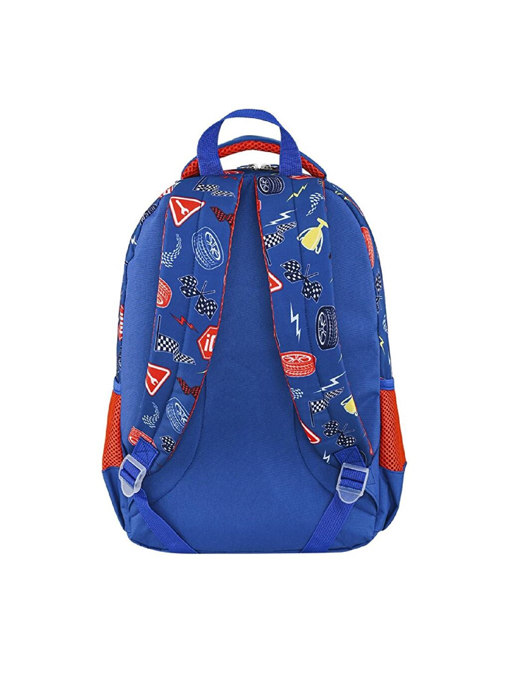 3 Bölmeli Racing Machine Okul Sırt Çantası Lacivert (MU-9152)-2