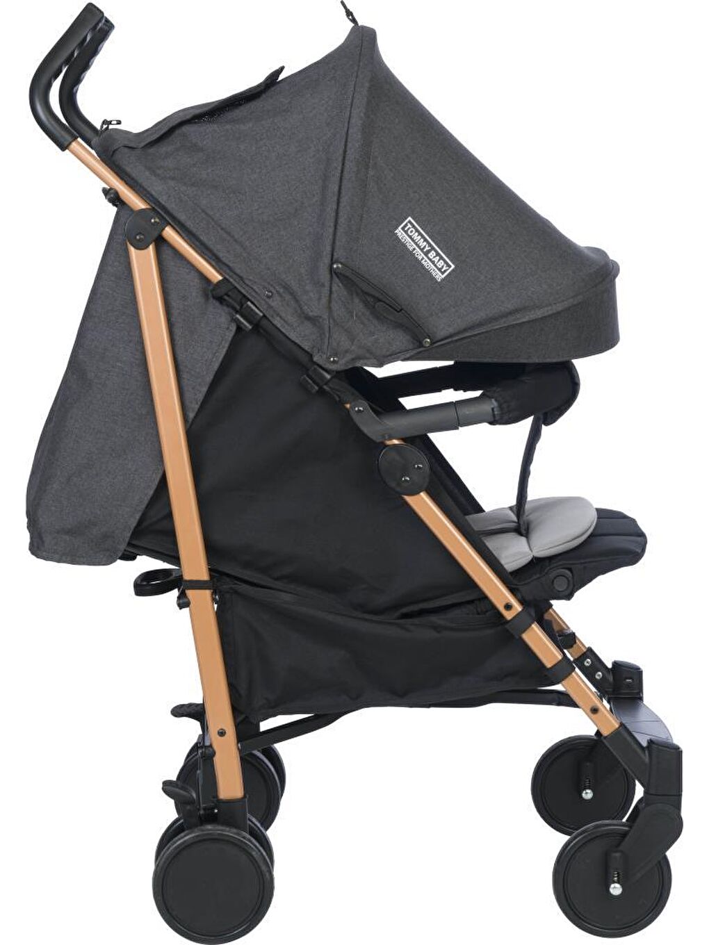 Luppo Gold Tam Yatar Baston Bebek Arabası Puset-3