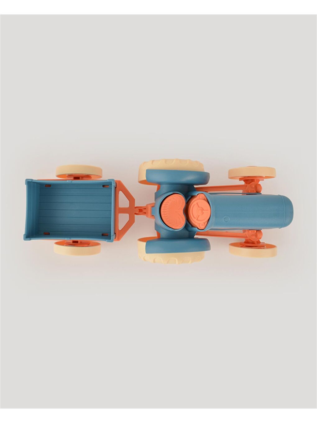 Oyuncak Açık Mavi Traktör-5