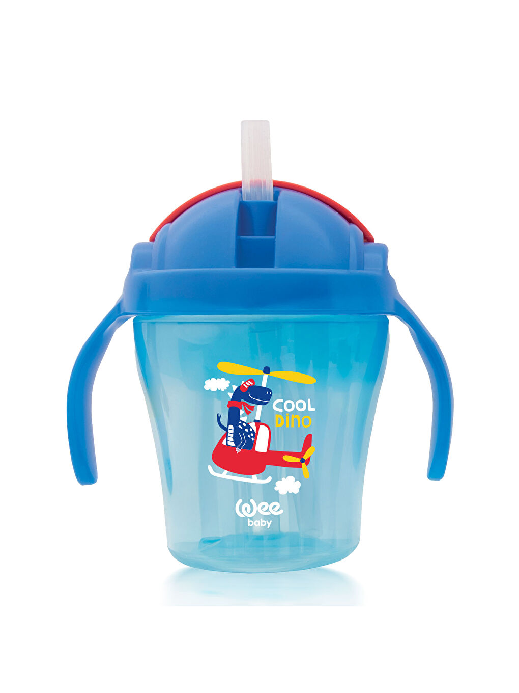 Pipetli Bardak 200 ml - MAVİ