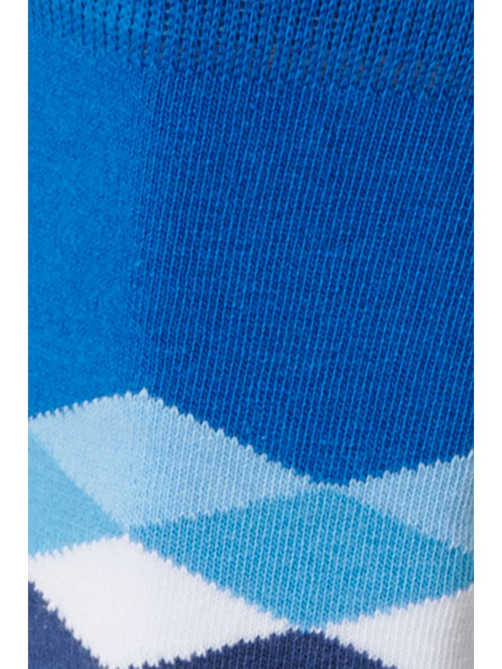 Erkek Lacivert Desenli Lacivert Pamuklu Casual Soket Çorap-1