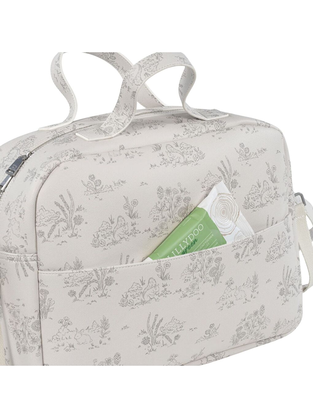 Toile de Jouy Bebek Bakım Çantası Cream-5
