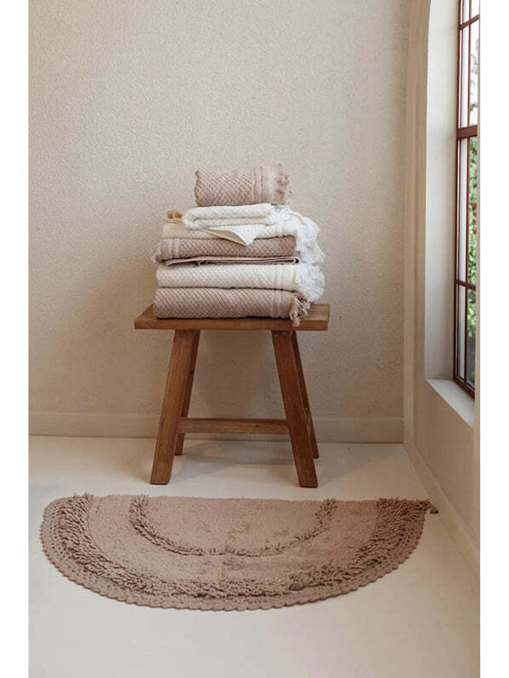 Kahverengi Moon %100 Pamuk Havlu Mocha 70x140 cm-3