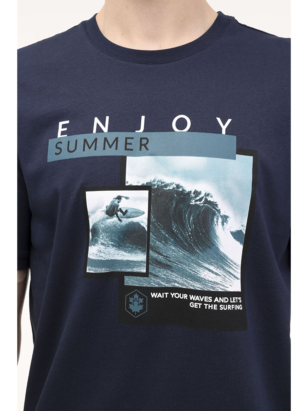 ML WILLY 11DS1007 4FX Lacivert Erkek Kısa Kol Tişört-3