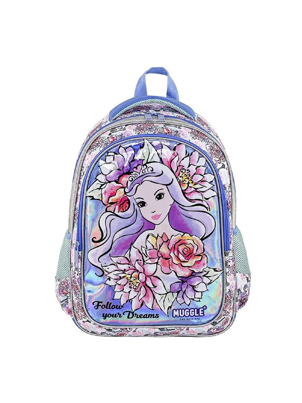 2 Bölmeli Princess Okul Sırt Çantası (MU-9000)
